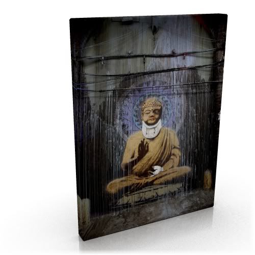 Banksy Buddha