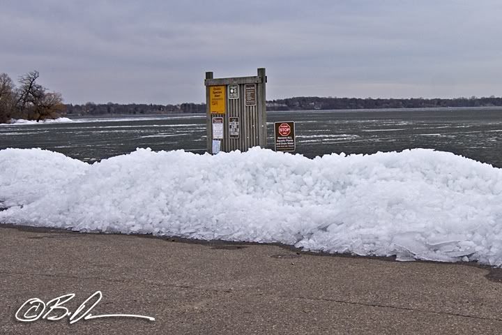 March 30 2010 Buffalo Lake MN ice out