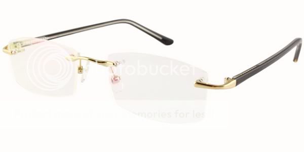 New Rimless Spectacle Frames Men Opticl Eyeglasses Frame Black 1136